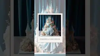 Cinderella Cake Design Ideas #ai #cinderella #cake #disney