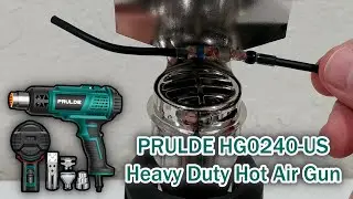 PRULDE Heavy Duty Variable Temperature Control Hot Air Gun HG0240-US 122℉ to 1202℉ Quick Review