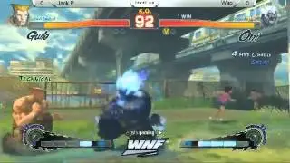 WNF2014 1.8 - Wao (Oni) vs. Jack P (Guile) - Wao 1st appearance in US