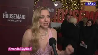 Amanda Seyfried hits the red carpet last night for the premiere of The Housemaid