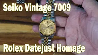 Seiko 7009-3110, now a Vintage But so Rolex Homage!