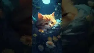 Cat Purring Sound Tranquil Harmonies for Relaxation, Sleep, and Stress Relief