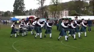 Fraserburgh RBL at the North of Scotland Pipe Band Competition in Banchory May 2016