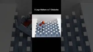 5 Lego walkers vs 7 obstacles #shorts