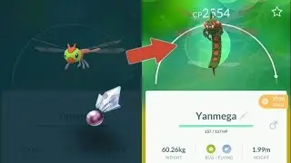 Evolving Yanma into Yanmega - Pokemon Go Gen 4 Evolution