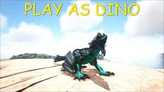 ARK: Survival Evolved | PLAYING AS A ROCK DRAKE!!! | Play As Dino