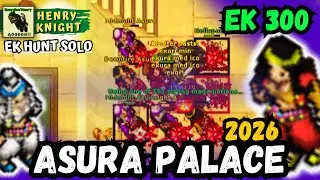 TIBIA: EK 300 HUNT SOLO ASURA PALACE #235