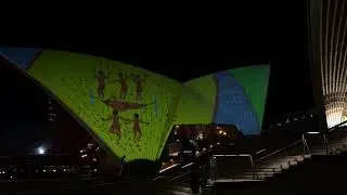 Badu Gili Healing Spirit Lighting of the Sails at #operahouse #sydney #travel #australia #vacation
