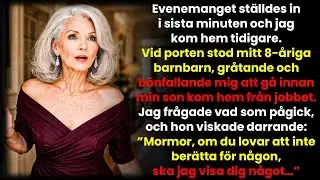 Jag Kom Hem Tidigt Och Mitt Barnbarn Bad Mig Gå Innan Min Son Kom Hem…