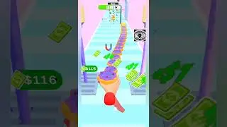 Donut Stack 3D: Run Race Android, ios Mobile Gameplay #Shorts