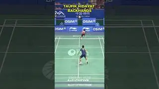 Taufik Hidayat Backhands