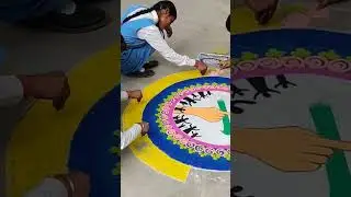 Best Rangoli on Vote