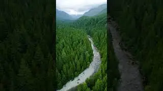 🎶 Amazing Aerial view of Canadian mountain landscape&nbsp; #nature #positiveattitude #inspiration