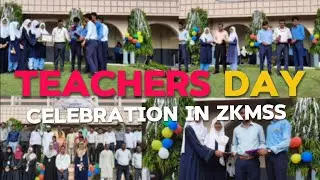 zkmsss on the occasions of teacher's day celebrated by students of zkms ( @zkmsclasses )