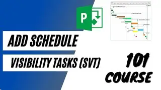 MS Project - Add Schedule Visibility Tasks