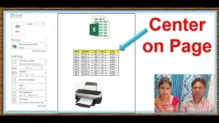 Excel Tutorial: How to Print Centered Content Horizontally & Vertically