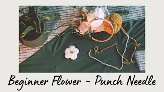 [Punch Needle] Beginner Tips and Creating a Floral T-Shirt Design Tutorial