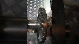 This is the core component of the turbine turning gear of the West Incheon power plant in  Korea