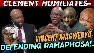 CLEMENT HUMILIATES VINCENT MAGWENYA.#cyrilramaphosa #juliusmalema #jacobzuma #mkparty #southafrica