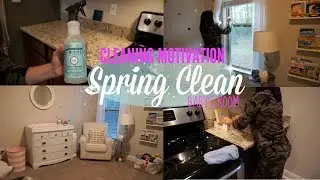 CLEAN WITH ME 2018// SPRING CLEANING BABY'S ROOM //CLEANING MOTIVATION