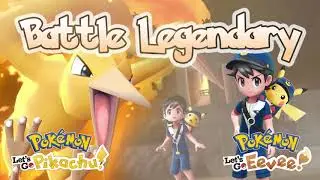 Battle Legendary Pokemon - Pokemon Let's Go Pikachu and Eevee Game Music
