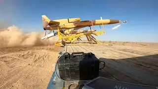 Iranian military drones in action during high tech drills | Burp TV