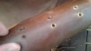 WW1 marching compass and leather puttys