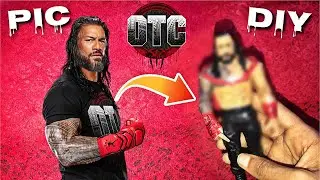 Как сделать фигурку Романа Рейнса | OTC | Покадровая съёмка