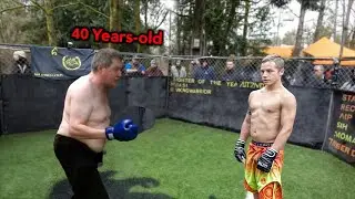 Cocky Young Boxer Thinks He Can Beat 40-Year-Old Veteran &mdash; Wait for It!