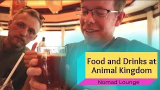 Lots of food and drinks at Animal Kingdom / The Nomad Lounge Drinks