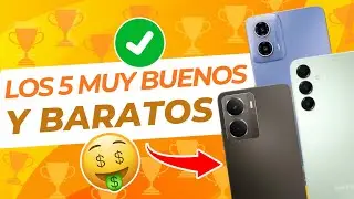 Los 5 MEJORES Celulares GAMA BAJA 2026 que SÍ VALEN LA PENA - CALIDAD PRECIO