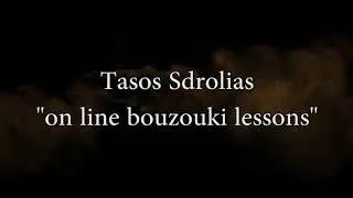 Ταξίμι Σαμπάχ μαθητικό για μαθητές στο μπουζούκι.Tasos Sdrolias learn bouzouki with video lessons