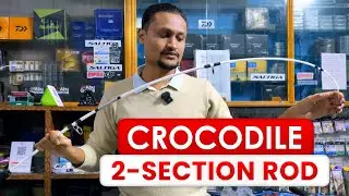 Crocodile 2-Section Fishing Rod || 5ft 6ft 7ft 8ft || 9811233336