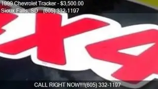 1999 Chevrolet Tracker Base 4dr 4WD SUV for sale in Sioux Fa