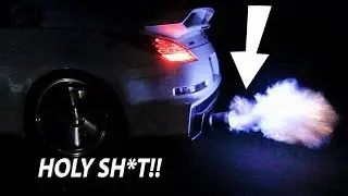 Making my 350z SHOOT CRAZY FLAMES!! (HOLY SH*T)