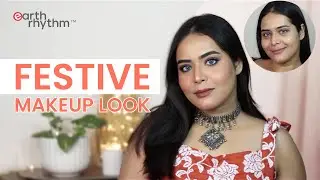 Easy Festive Makeup Look | Earth Rhythm | Simple and Easy Makeup Tutorial | Get Ready with Me - GRWM