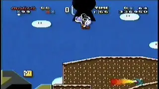 SMW ǀ Unintended Exits ǀ Chocolate Island 5 Wrong Warp + secret exit (108th exit) [RTA]