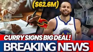 Stephen Curry RENEWS with the Warriors &ndash; $62.6 Million Contract! 🏀 Bright Future in San Francisco!