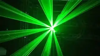 DJ Disco 1000MW 1W 520nm Single Green Laser Light