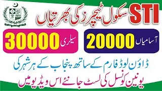 How To Get Jobs STI Teaching | Schools Teachers Internees Jobs 2021-STI Teachers Jobs 2021 In Punjab