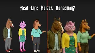 BoJack Horseman Characters in Real Life | AI Transformation 🐴🍷🎭