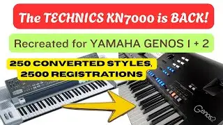HOW TO TURN YOUR YAMAHA GENOS INTO A TECHNIC KN7000 flagship keyboard - with 2 button pushes.