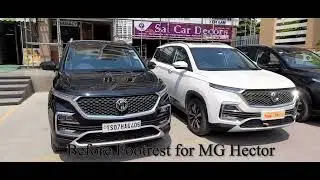 Car side Footrest Fitting for MG Hector@SCDsaicardecors