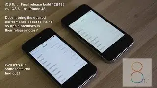 iOS 8.1.1 Final Release on iPhone 4S vs iOS 8.1