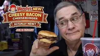 Wendy&rsquo;s New Cheesy Bacon Cheeseburger Review - $7.69 Burger 🔍🌡️⚖️ | Joe Is Hungry
