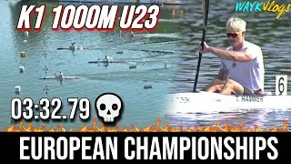 K1 1000M U23 FINAL A 🚀 Tobias HAMMER 💀 KayakSprint European Championships Pitesti (ROU)