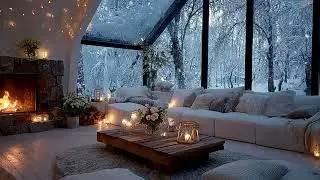 Snowy WinterCalm ❄️ Subtle Piano & Quiet Night  Meditation, Rest & Healing Energy