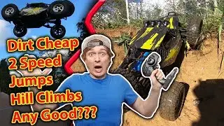 Cheap 4x4 2 Speed RC Sand Racer / Crawler REAL LIFE TEST