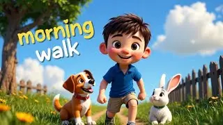Morning Garden Adventure 🌼 | Kids Story with Animals