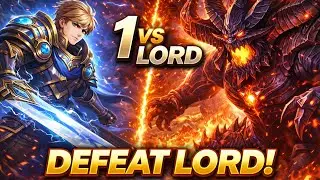 1v1 vs Lord 😱 | Can I Defeat the Strongest Boss? | Mobile Legends